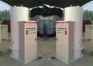 立式（shì）電加熱蒸汽鍋爐